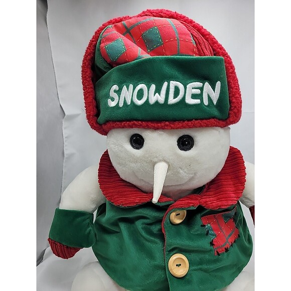 Vintage SNOWDEN and Friends 1998 Target Exclusive Christmas Snowman Plush 24" - Picture 2 of 16